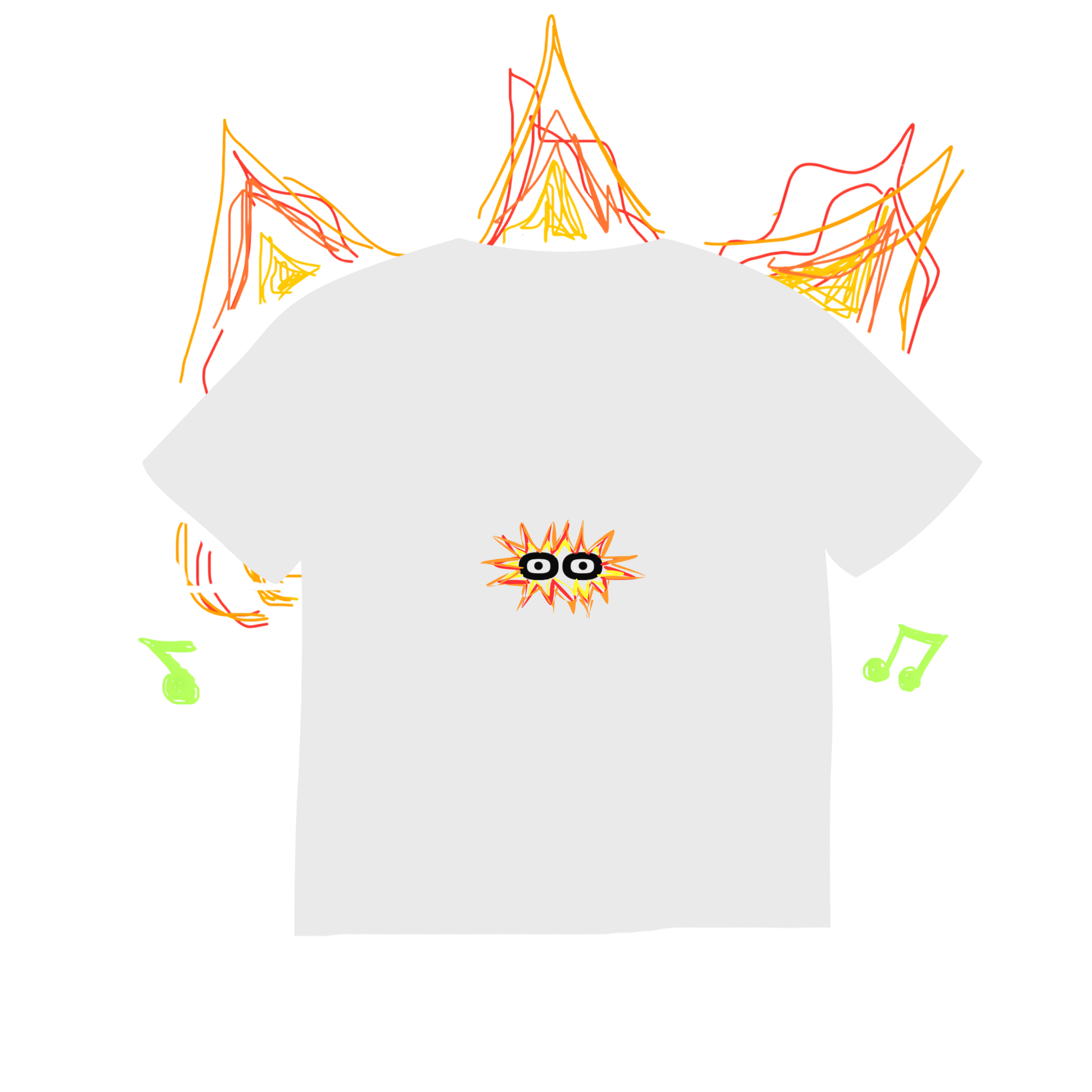"DJ FLAME" TOP TEE